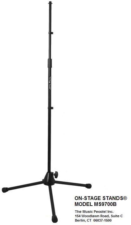 On Stage Stands Model MS9700B Microphone Stand